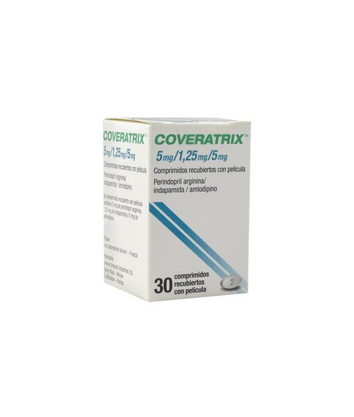 Coveratrix 5 Mg/1.25 Mg/5 Mg Caja 30 Comprimidos