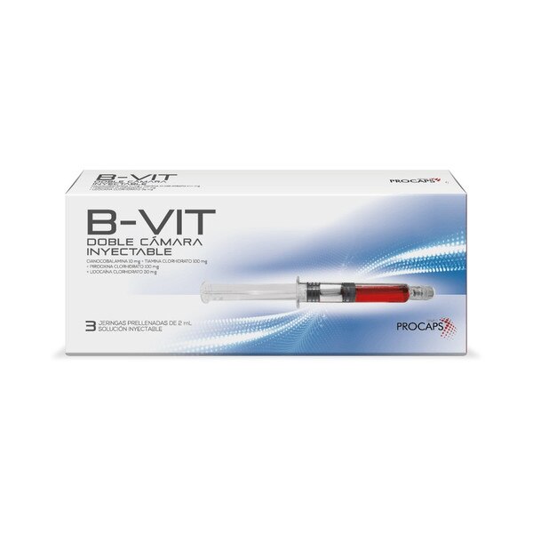 B VIT SOLUCION INYEC CAJA 3 UND JERINGA PRELL