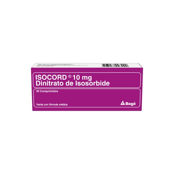 Isocord 10 Mg Caja 30 Tabletas