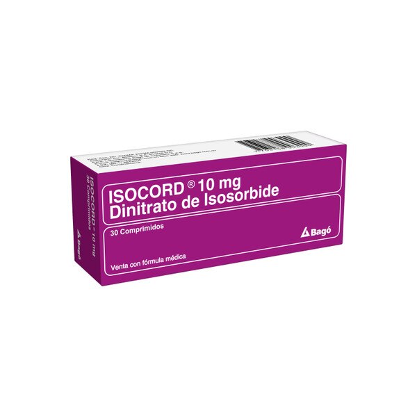 Isocord 10 Mg Caja 30 Tabletas