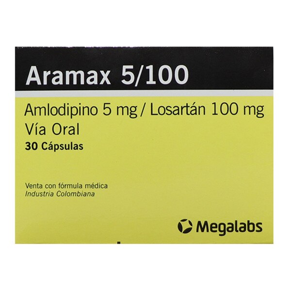 Aramax 5/100 Mg Caja 30 Capsulas
