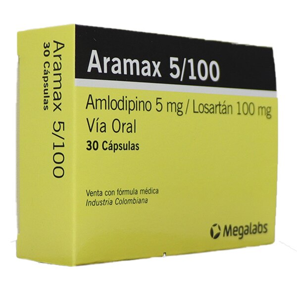 Aramax 5/100 Mg Caja 30 Capsulas